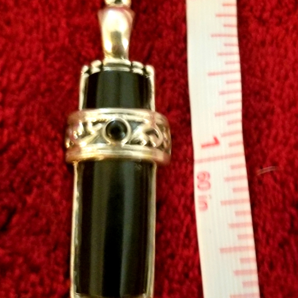Onyx pendant. 925